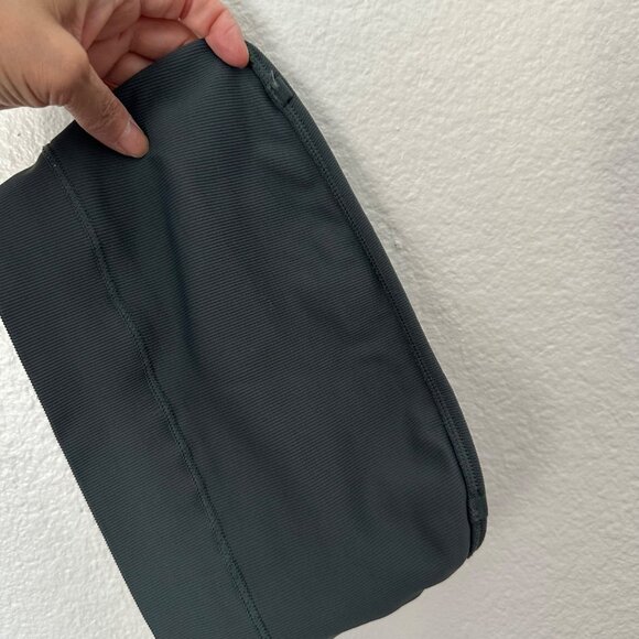 Alo Seamless Strapless Bandeau Ribbed Sports Bra Non Wired Non Padded Stretchy B - Picture 6 of 7